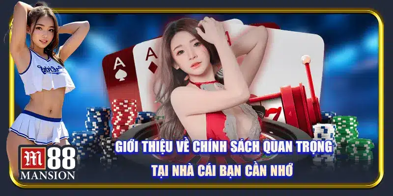 Giới thiệu về chính sách quan trọng tại nhà cái bạn cần nhớ 