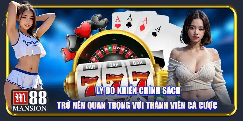 Lý do khiến chính sách trở nên quan trọng với thành viên cá cược 